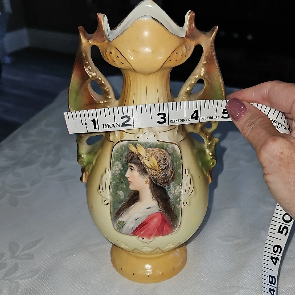 Antique ROYAL WETTINA vase Art Nouveau Style Decorative Circa Late 1800s